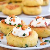 Loaded Mashed Potato Cakes