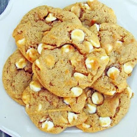 Pumpkin White Chocolate Chip Cookies