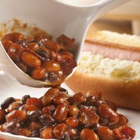 Slow Cooker Barbecued Beans