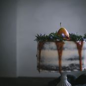Whiskey Date & Buttermilk Cake with Salted Pear Caramel Buttercream