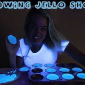 GLOW IN THE DARK JELLO SHOTS