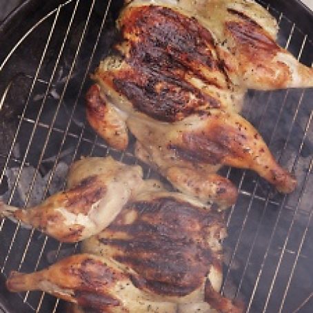 Grilled Spatchcocked Chicken