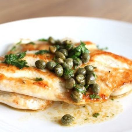 Chicken in Buttery Caper Sauce