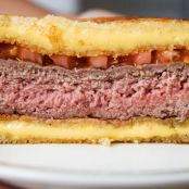 Grilled Cheese w/ Burger Inside