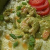 Camarones en Salsa Culichi (Poblano Cream Sauce)