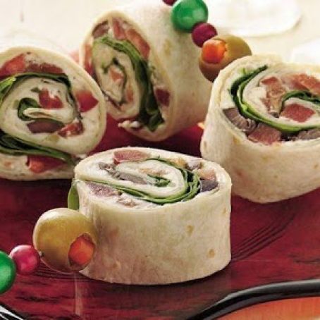 Greek Salad Pinwheels