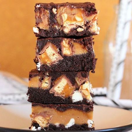 Caramel Brownie, Snickers and White Chocolate