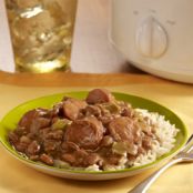 CAJUN SLOW COOKER BEANS WITH RICE