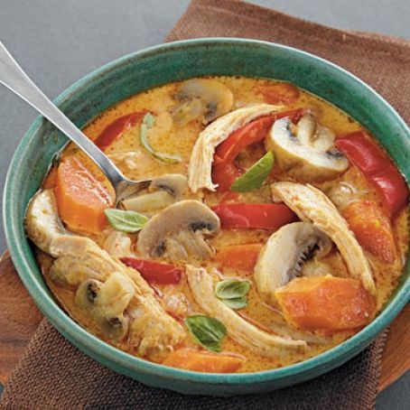 Slow-Cooker Thai Coconut Chicken Soup