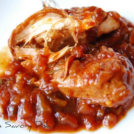 Crockpot Barbecue Pineapple Chicken
