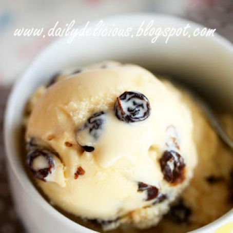 ICE CREAM - Rum Raisin Ice Cream