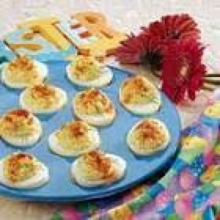 Horseradish Deviled Eggs