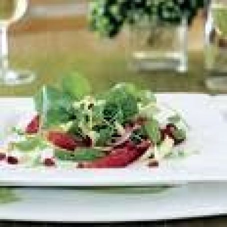 Endive Salad with Raspberry Viniagrette