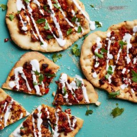 Middle Eastern Chicken Flatbreads