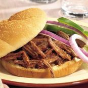 Slow-Cooker Root Beer Barbecue Beef Sandwiches