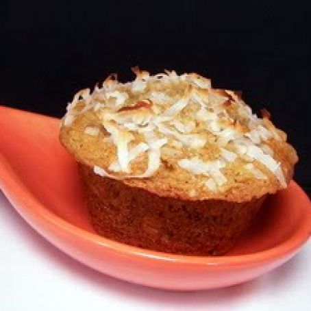 Banana Pina Colada Muffins