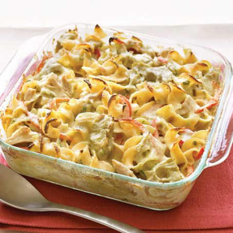 Mediterranean Tuna-Noodle Casserole