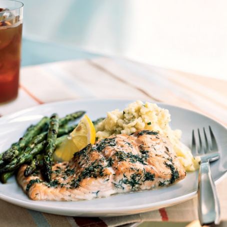 Baked Salmon with Dill