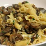 Pressure Cooker Creamy Mushroom Sauce