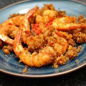 Sambal Chili Coconut Shrimp (Stir-Fried shrimp sauteed in hot chili, garlic & coconut milk)