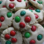 M&M Shortbread Cookies