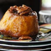 Pumpkin Sticky Buns with Pecan Bourbon Caramel Goodness