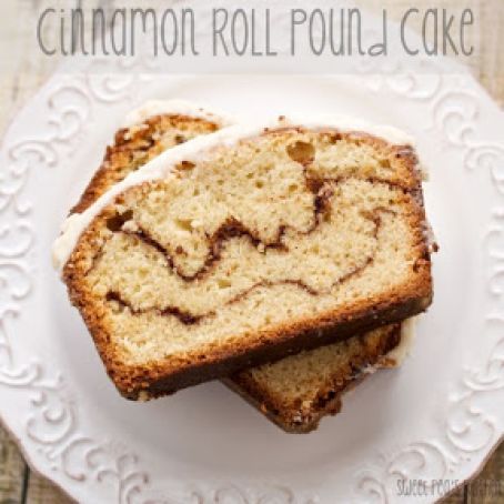 Cinnamon Roll Pound Cake