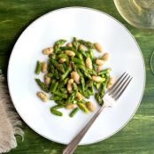 White Bean and Asparagus Salad with Tarragon-Lemon Dressing