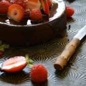 cake - petite flourless chocolate cake, vegan, gf