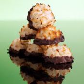 Chocolate-Dipped Coconut Macaroons