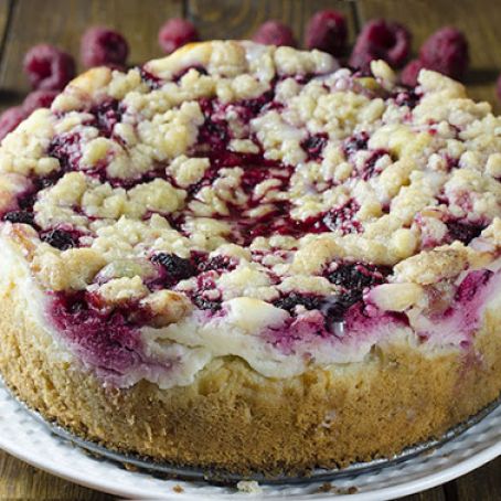 Raspberry Cream Cheese Coffee Cake