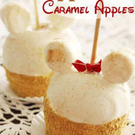 Disneyland's Apple PIe Caramel Apples