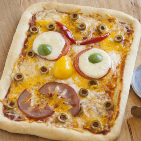 Monster Face Pizza