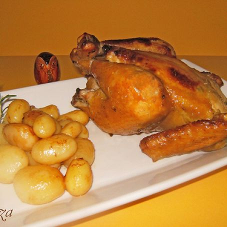 POLLO A LA MOSTAZA Y MIEL