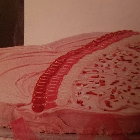 Heart' N Rainbow Cake