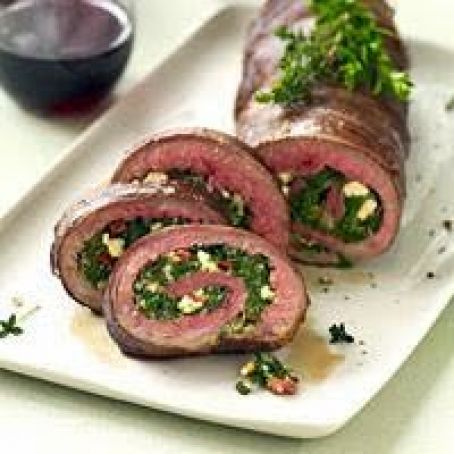 Spinach-Stuffed Flank Steak