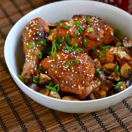 Beer-Braised Chicken with Sriracha