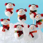 Snowman Cake Pops
