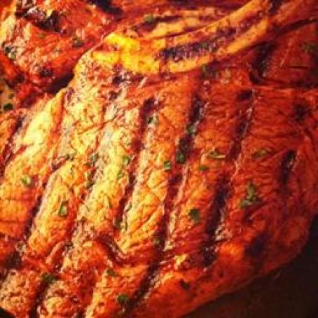 Bourbon-Barbecued Rib-eye