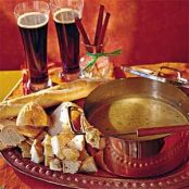 Beer and Cheddar Fondue
