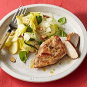Chicken and Shaved Squash Salad