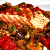 Michael Symon's Grilled Chicken with Ratatouille