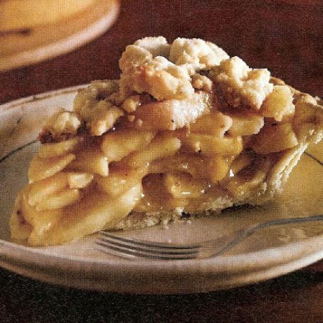 Gingery Apple Crumb Pie