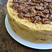 Pumpkin Tiramisu with Candied Pecans
