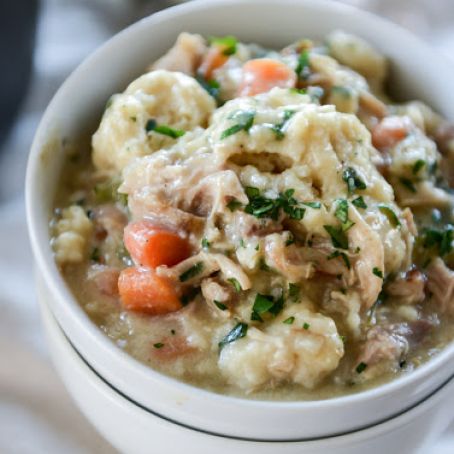 Creamy Chicken and Buttermilk Dumplings