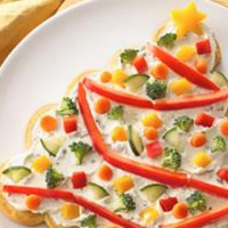 Christmas Tree-Shaped Appetizer