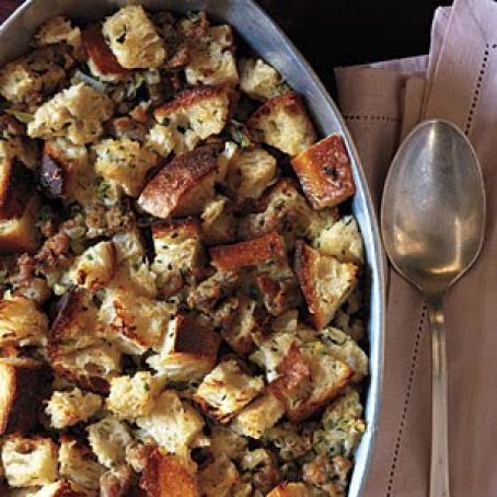 Sausage & Sourdough Bread Stuffing