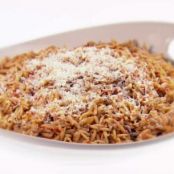 Orzo with Smokey Tomato Vinaigrette