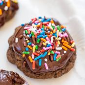 Chocolate Ganache Chocolate Cookies