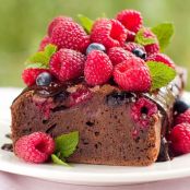 Chocolate Berry Loaf Cake